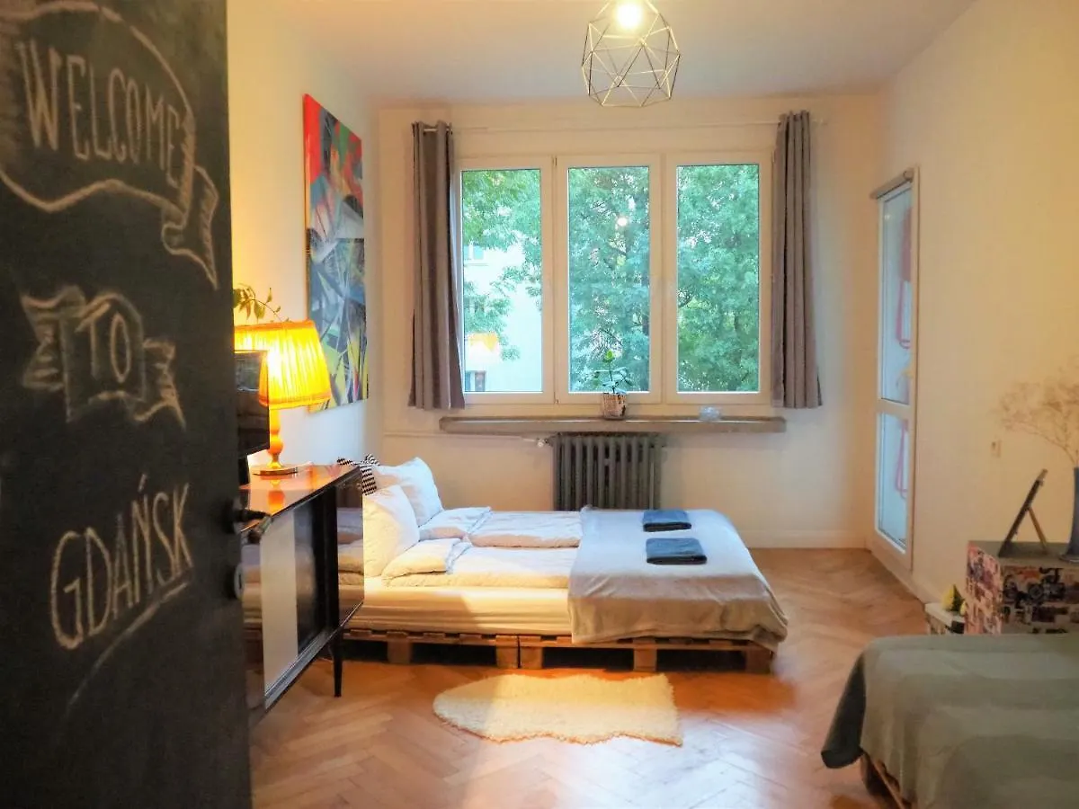 Apartament Z Balkonem, Komfort Do 6 Os, Stare Miasto Danzig Polen
